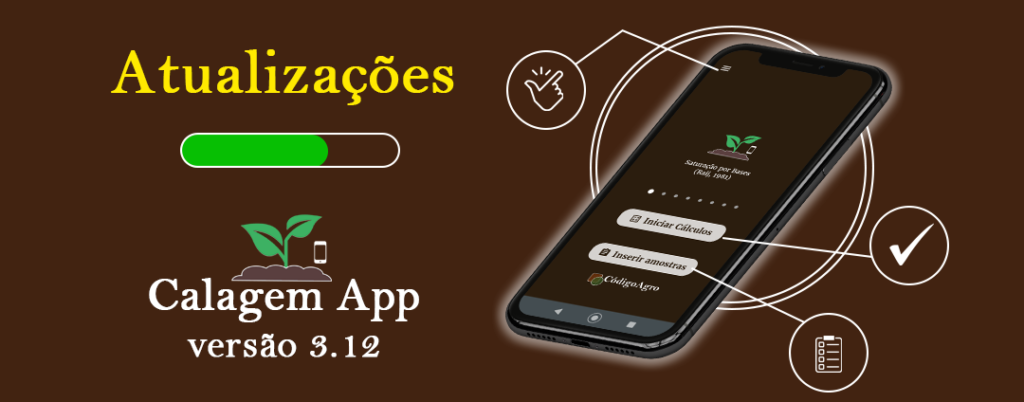 Atualizações: Calagem App 3.12